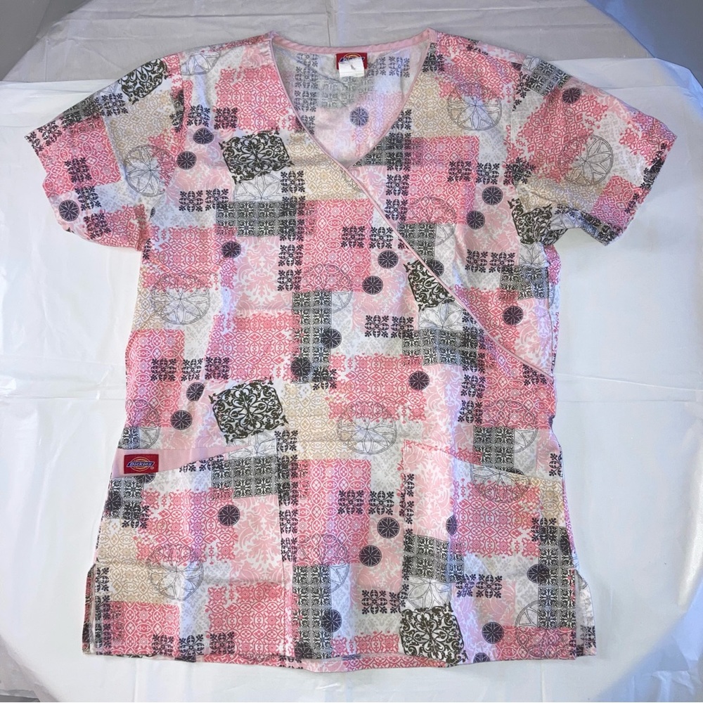 DICKIES Nursing Nurse’s Scrubs Scrub Top XS
